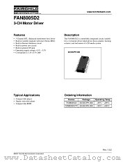 FAN8005D2 datasheet pdf Fairchild Semiconductor