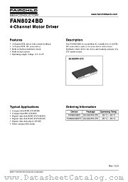 FAN8024BD datasheet pdf Fairchild Semiconductor