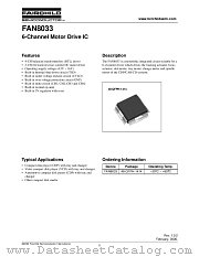 FAN8033 datasheet pdf Fairchild Semiconductor