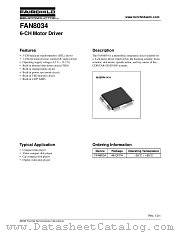 FAN8034 datasheet pdf Fairchild Semiconductor