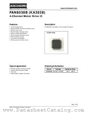 FAN8038B datasheet pdf Fairchild Semiconductor