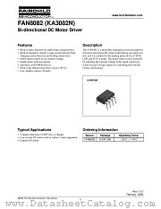FAN8082 datasheet pdf Fairchild Semiconductor