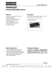 FAN8423D3 datasheet pdf Fairchild Semiconductor