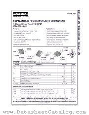 FDB42AN15A0 datasheet pdf Fairchild Semiconductor