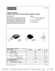 FDB6035L datasheet pdf Fairchild Semiconductor