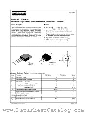 FDB603AL datasheet pdf Fairchild Semiconductor