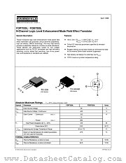 FDB7030L datasheet pdf Fairchild Semiconductor