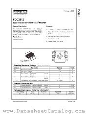 FDC2612 datasheet pdf Fairchild Semiconductor