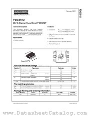 FDC3512 datasheet pdf Fairchild Semiconductor