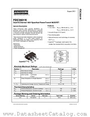 FDC3601N datasheet pdf Fairchild Semiconductor