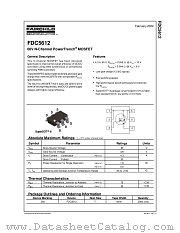 FDC5612 datasheet pdf Fairchild Semiconductor