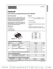 FDC6310P datasheet pdf Fairchild Semiconductor