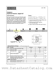 FDC6321C datasheet pdf Fairchild Semiconductor