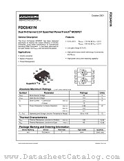 FDC6401N datasheet pdf Fairchild Semiconductor