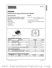 FDC654P datasheet pdf Fairchild Semiconductor
