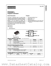 FDC6901L datasheet pdf Fairchild Semiconductor