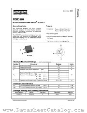 FDD3570 datasheet pdf Fairchild Semiconductor