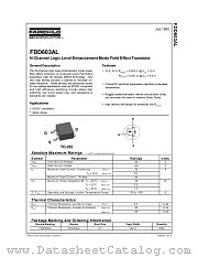 FDD603AL datasheet pdf Fairchild Semiconductor