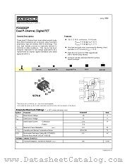 FDG6302P datasheet pdf Fairchild Semiconductor