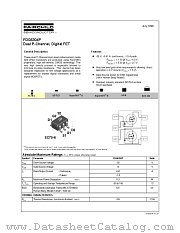 FDG6304P datasheet pdf Fairchild Semiconductor
