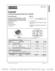 FDG6306P datasheet pdf Fairchild Semiconductor