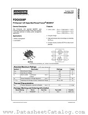 FDG6308P datasheet pdf Fairchild Semiconductor