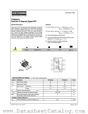 FDG6321C datasheet pdf Fairchild Semiconductor