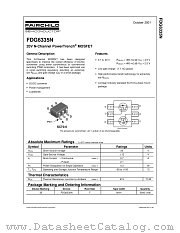 FDG6335N datasheet pdf Fairchild Semiconductor
