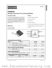 FDG901D datasheet pdf Fairchild Semiconductor