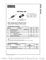 FDH400 datasheet pdf Fairchild Semiconductor