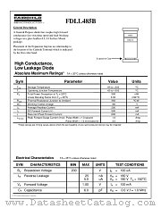 FDLL485B datasheet pdf Fairchild Semiconductor