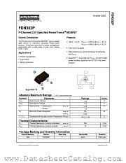 FDN302P datasheet pdf Fairchild Semiconductor