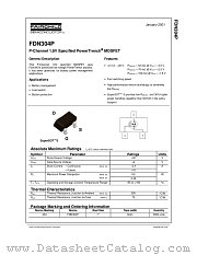 FDN304P datasheet pdf Fairchild Semiconductor