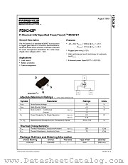 FDN342P datasheet pdf Fairchild Semiconductor