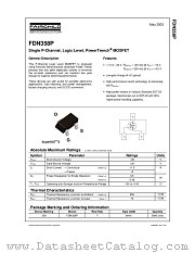 FDN358P datasheet pdf Fairchild Semiconductor