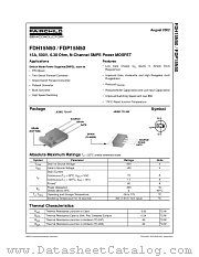 FDP15N50 datasheet pdf Fairchild Semiconductor