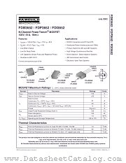 FDP3652 datasheet pdf Fairchild Semiconductor