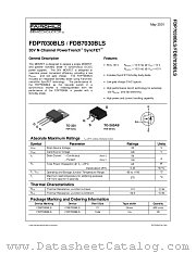 FDP7030BLS datasheet pdf Fairchild Semiconductor