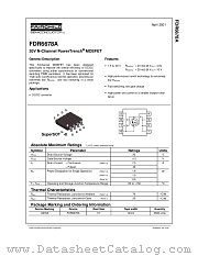 FDR6678A datasheet pdf Fairchild Semiconductor