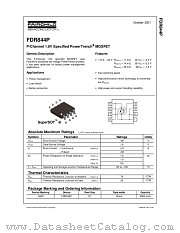FDR844P datasheet pdf Fairchild Semiconductor