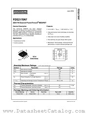 FDS2170N7 datasheet pdf Fairchild Semiconductor