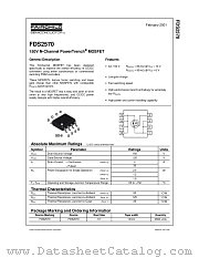 FDS2570 datasheet pdf Fairchild Semiconductor