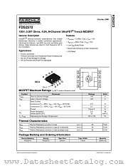 FDS2572 datasheet pdf Fairchild Semiconductor