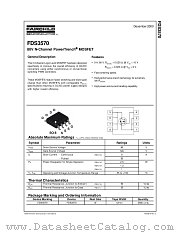 FDS3570 datasheet pdf Fairchild Semiconductor