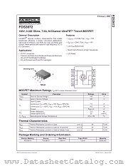 FDS3672 datasheet pdf Fairchild Semiconductor