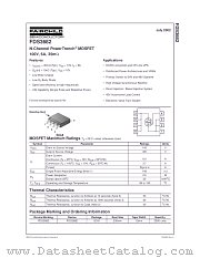 FDS3682 datasheet pdf Fairchild Semiconductor