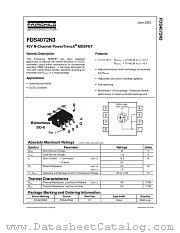 FDS4072N3 datasheet pdf Fairchild Semiconductor