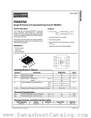 FDS6570A datasheet pdf Fairchild Semiconductor
