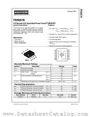 FDS6576 datasheet pdf Fairchild Semiconductor