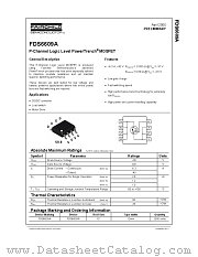 FDS6609A datasheet pdf Fairchild Semiconductor